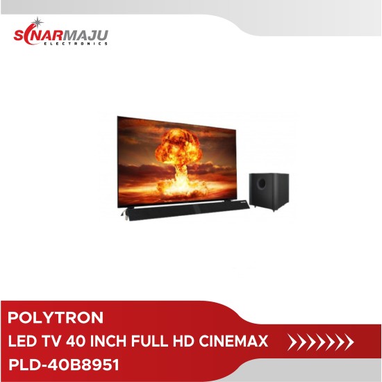 Tv polytron hot sale cinemax soundbar